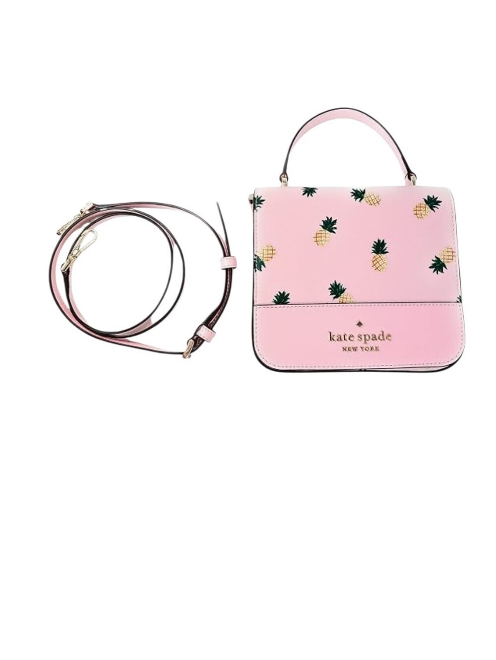 Kate Spade New York Staci Square Pineapple Printed  Bag